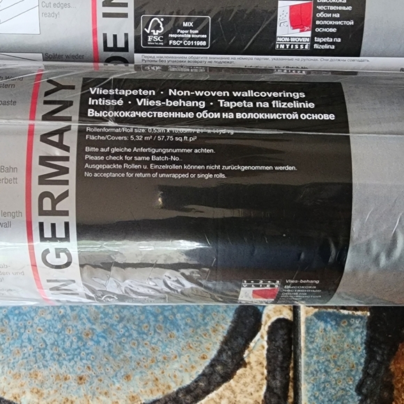 AS Creation  Wallpaper Brown Taupe Abstract Circles Geometric 4 Rolls Germany - Picture 3 of 5